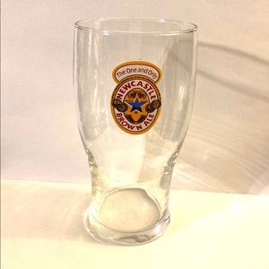 New Castle Brown Ale Beer Drinking Glass